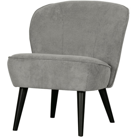 Sara Fauteuil Ribstof Vergrijsd Groen van WOOOD – Luxe comfort op maat van PureWonen. Vraag naar de beste prijs.