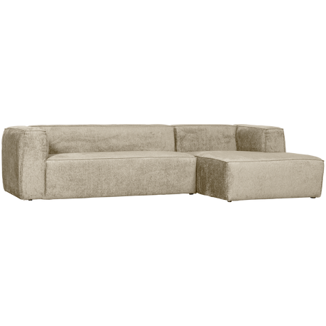 Bean Hoekbank Rechts Structure Velvet Buttermilk van WOOOD – Luxe comfort op maat van PureWonen. Vraag naar de beste prijs.