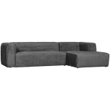 Bean Hoekbank Rechts Structure Velvet Cloud Sky van WOOOD – Luxe comfort op maat van PureWonen. Vraag naar de beste prijs.