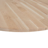 Tablo Tafelblad Rond Eiken O120 Onbehandeld [Fsc] van WOOOD – Luxe comfort op maat van PureWonen. Vraag naar de beste prijs.