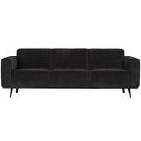 Statement 3 Zits Bank 230 Cm Brede Platte Rib Graphite van BePureHome – Luxe comfort op maat van PureWonen. Vraag naar de beste prijs.