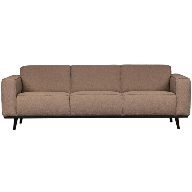 Statement 3 Zits Bank 230 Cm Boucle Nougat van BePureHome - laagste prijs offerte van PureWonen