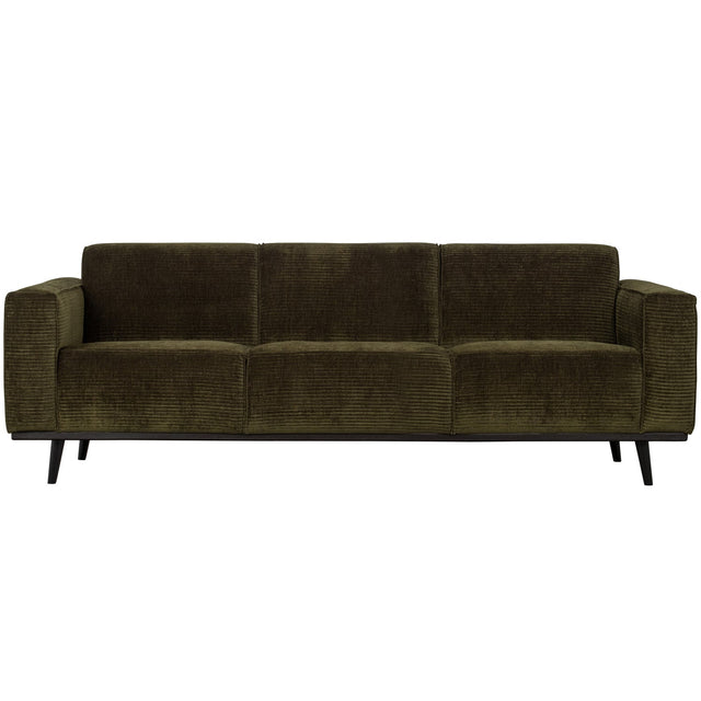 Statement 3 Zits Bank 230 Cm Brede Platte Rib Warm Groen van BePureHome – Luxe comfort op maat van PureWonen. Vraag naar de beste prijs.