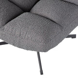 Vinny Draaifauteuil Boucle Antraciet