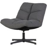 Vinny Draaifauteuil Boucle Antraciet