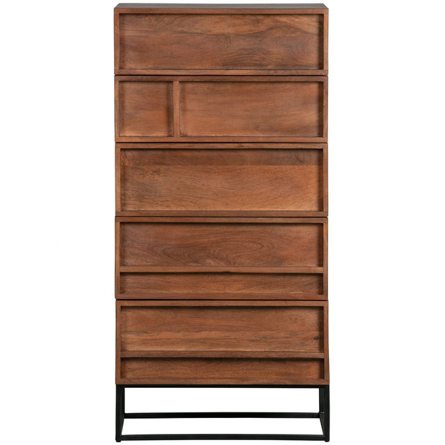 Forrest 5 Ladenkast Mango Hout Naturel van WOOOD – Luxe comfort op maat van PureWonen. Vraag naar de beste prijs.