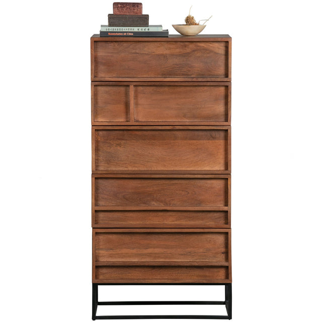 Forrest 5 Ladenkast Mango Hout Naturel van WOOOD – Luxe comfort op maat van PureWonen. Vraag naar de beste prijs.