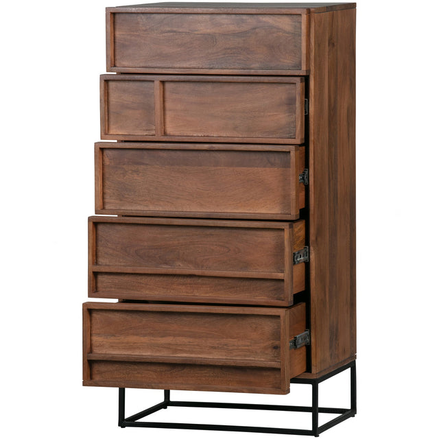 Forrest 5 Ladenkast Mango Hout Naturel van WOOOD – Luxe comfort op maat van PureWonen. Vraag naar de beste prijs.