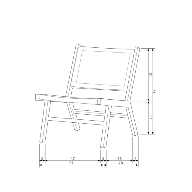 Puk Tuin Fauteuil Aluminium Zwart