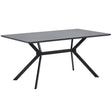 Bruno Eettafel Rechthoek Mdf Zwart 160x90 Cm van WOOOD – Luxe comfort op maat van PureWonen. Vraag naar de beste prijs.