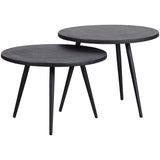 Set V 2 Suze Bijzettafels Hout/Metaal Zwart van WOOOD – Luxe comfort op maat van PureWonen. Vraag naar de beste prijs.