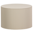 Sanne Bijzettafel Rond Antique Beige van WOOOD – Luxe comfort op maat van PureWonen. Vraag naar de beste prijs.