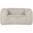 BEAN FAUTEUIL GROVE RIBSTOF NATUREL van WOOOD – Luxe comfort op maat van PureWonen. Vraag naar de beste prijs.