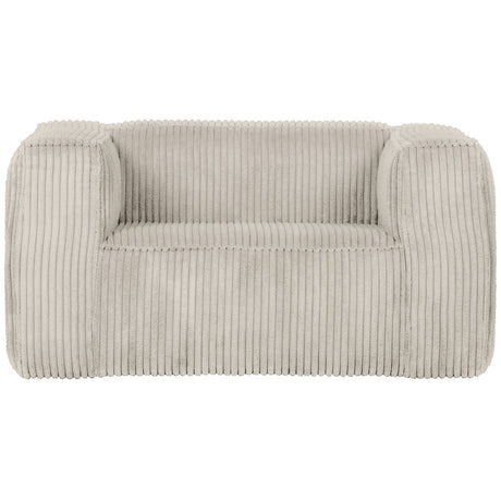 BEAN FAUTEUIL GROVE RIBSTOF NATUREL van WOOOD – Luxe comfort op maat van PureWonen. Vraag naar de beste prijs.