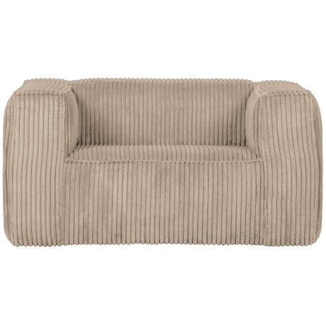 BEAN FAUTEUIL GROVE RIBSTOF TRAVERTIN van WOOOD – Luxe comfort op maat van PureWonen. Vraag naar de beste prijs.