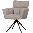 Vinny Draaistoel Met Armleuning Boucle Zand van WOOOD – Luxe comfort op maat van PureWonen. Vraag naar de beste prijs.