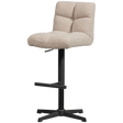 Vinny Draaibare Barstoel Boucle Zand van WOOOD – Luxe comfort op maat van PureWonen. Vraag naar de beste prijs.