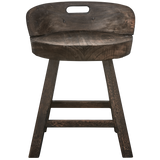 Rosalie Decoratieve Kruk/Stoel Hout Donkerbruin van WOOOD – Luxe comfort op maat van PureWonen. Vraag naar de beste prijs.