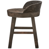Rosalie Decoratieve Kruk/Stoel Hout Donkerbruin van WOOOD – Luxe comfort op maat van PureWonen. Vraag naar de beste prijs.