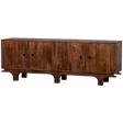 Staes Dressoir 4 Deurs Mango Hout Walnoot van WOOOD – Luxe comfort op maat van PureWonen. Vraag naar de beste prijs.