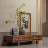 Staes Tv Meubel 3 Lades Mango Hout Walnoot van WOOOD – Luxe comfort op maat van PureWonen. Vraag naar de beste prijs.