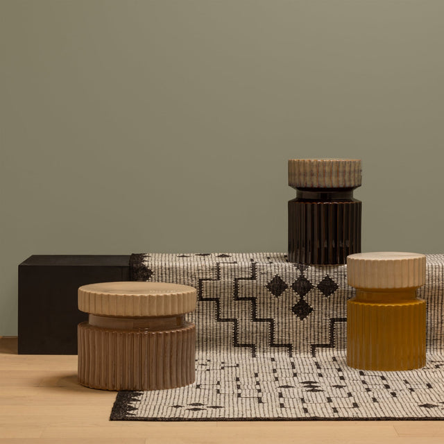 Geer Decoratieve Bijzettafel Keramiek Tan 38x O48 Cm van WOOOD – Luxe comfort op maat van PureWonen. Vraag naar de beste prijs.