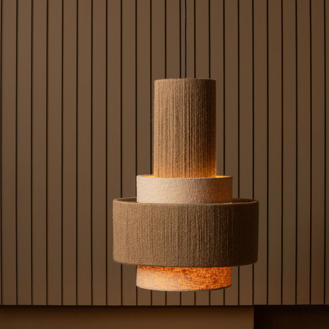 Pelle Hanglamp Touw Naturel van WOOOD – Luxe comfort op maat van PureWonen. Vraag naar de beste prijs.