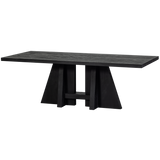 Kean Eettafel Met Middenpoot Mango Zwart 220x100 Cm van WOOOD – Luxe comfort op maat van PureWonen. Vraag naar de beste prijs.