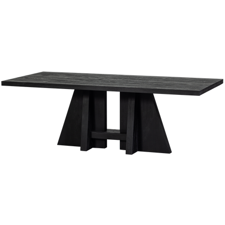 Kean Eettafel Met Middenpoot Mango Zwart 220x100 Cm van WOOOD – Luxe comfort op maat van PureWonen. Vraag naar de beste prijs.