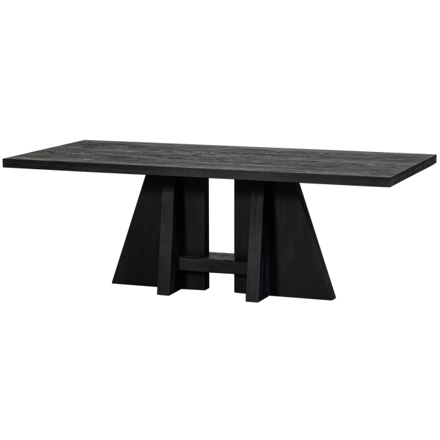 Kean Eettafel Met Middenpoot Mango Zwart 220x100 Cm van WOOOD – Luxe comfort op maat van PureWonen. Vraag naar de beste prijs.