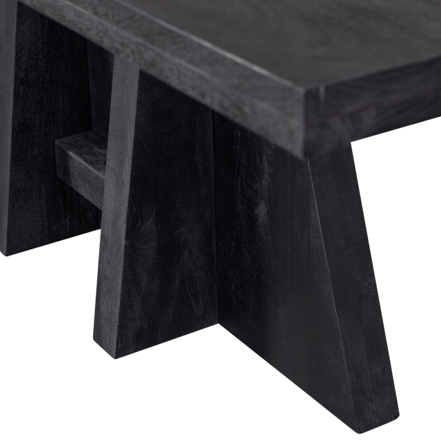 Kean Eettafel Met Middenpoot Mango Zwart 220x100 Cm van WOOOD – Luxe comfort op maat van PureWonen. Vraag naar de beste prijs.