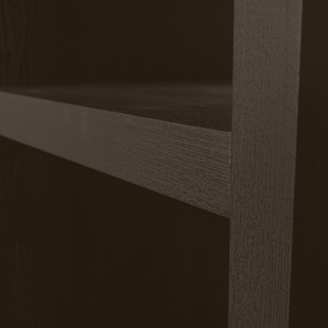 Timo Open Kast Mdf Donkerbruin 195x100x40 Cm van WOOOD – Luxe comfort op maat van PureWonen. Vraag naar de beste prijs.