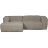 Bean Chaise Longue Links Grove Melange Travertin van WOOOD – Luxe comfort op maat van PureWonen. Vraag naar de beste prijs.