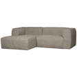 Bean Chaise Longue Links Grove Melange Travertin van WOOOD – Luxe comfort op maat van PureWonen. Vraag naar de beste prijs.