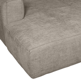 Bean Chaise Longue Links Grove Melange Travertin van WOOOD – Luxe comfort op maat van PureWonen. Vraag naar de beste prijs.