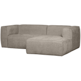 Bean Chaise Longue Rechts Grove Melange Travertin van WOOOD – Luxe comfort op maat van PureWonen. Vraag naar de beste prijs.