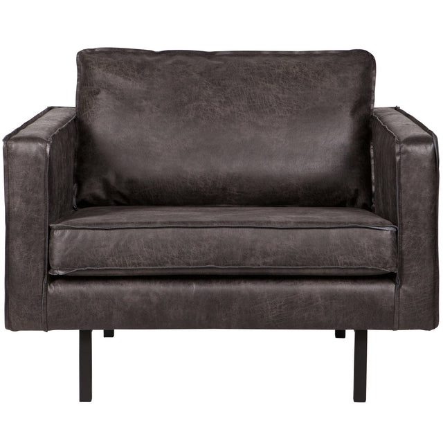 Rodeo Fauteuil Ecoleer Zwart