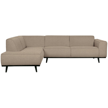 Statement Hoekbank Links Boucle Beige van BePureHome - laagste prijs offerte van PureWonen