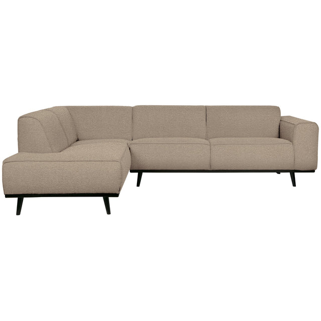 Statement Hoekbank Links Boucle Beige van BePureHome – Luxe comfort op maat van PureWonen. Vraag naar de beste prijs.
