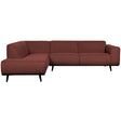 Statement Hoekbank Links Boucle Chestnut van BePureHome – Luxe comfort op maat van PureWonen. Vraag naar de beste prijs.