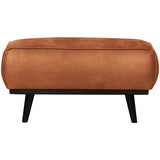 Statement Hocker Lederlook Cognac van BePureHome – Luxe comfort op maat van PureWonen. Vraag naar de beste prijs.