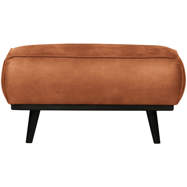 Statement Hocker Lederlook Cognac van BePureHome – Luxe comfort op maat van PureWonen. Vraag naar de beste prijs.