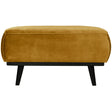 Statement Hocker Fluweel Honinggeel van BePureHome – Luxe comfort op maat van PureWonen. Vraag naar de beste prijs.