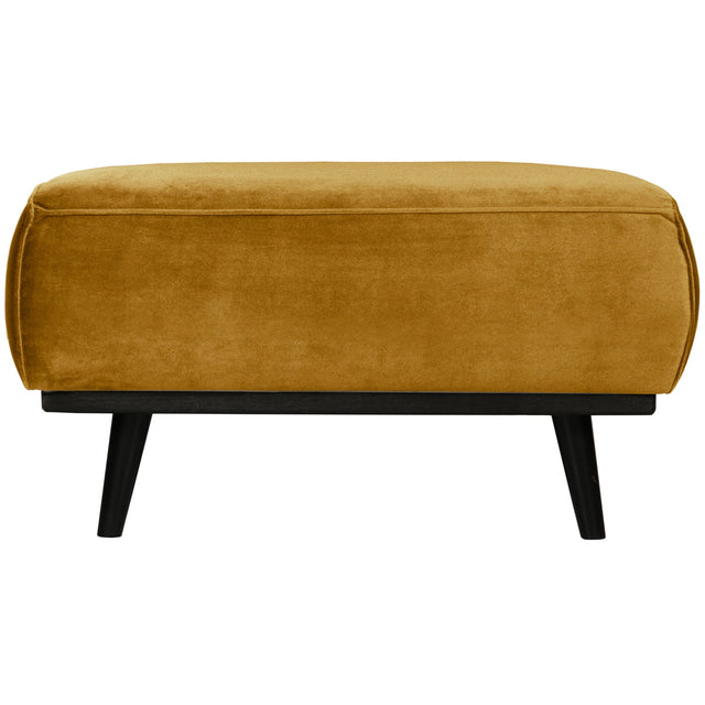 Statement Hocker Fluweel Honinggeel van BePureHome – Luxe comfort op maat van PureWonen. Vraag naar de beste prijs.