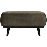 Statement Hocker Fluweel Warm Groen van BePureHome – Luxe comfort op maat van PureWonen. Vraag naar de beste prijs.