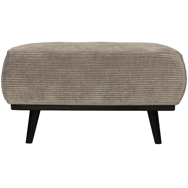 Statement Hocker Brede Platte Rib Clay van BePureHome – Luxe comfort op maat van PureWonen. Vraag naar de beste prijs.