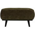 Statement Hocker Brede Platte Rib Warm Groen van BePureHome – Luxe comfort op maat van PureWonen. Vraag naar de beste prijs.