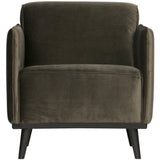 Statement Fauteuil Met Arm Fluweel Warm Groen van BePureHome – Luxe comfort op maat van PureWonen. Vraag naar de beste prijs.