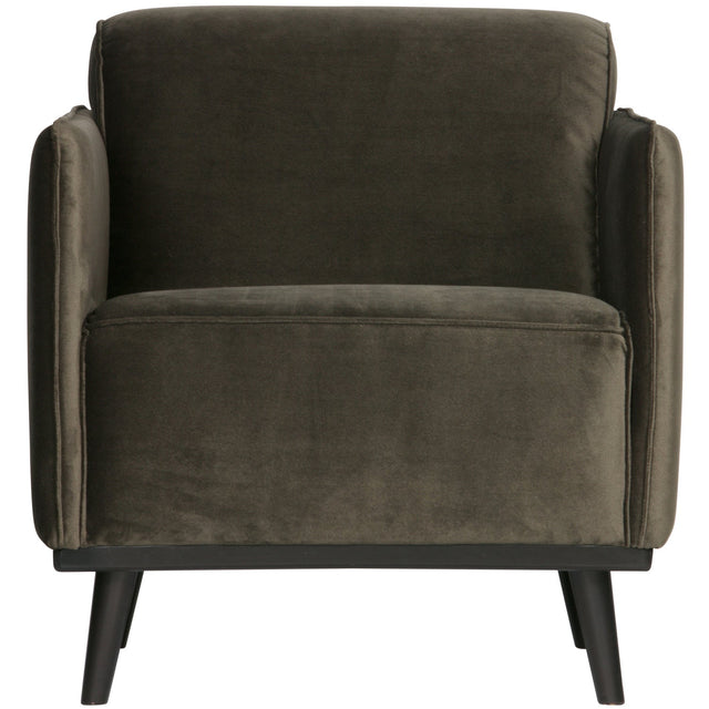 Statement Fauteuil Met Arm Fluweel Warm Groen van BePureHome – Luxe comfort op maat van PureWonen. Vraag naar de beste prijs.