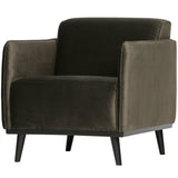 Statement Fauteuil Met Arm Fluweel Warm Groen